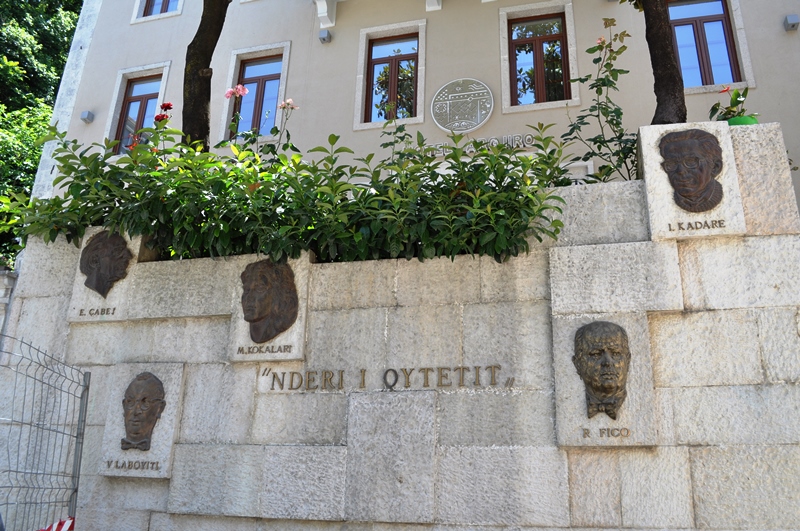 MONUMENT OF FAMOUS PEOPLE OF GJIROKASTRA